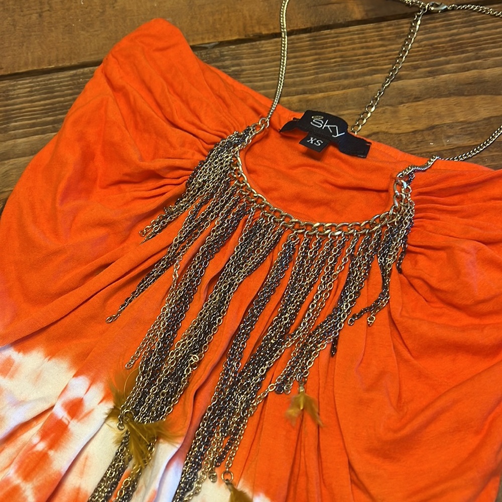 Tie Dye Halter Top